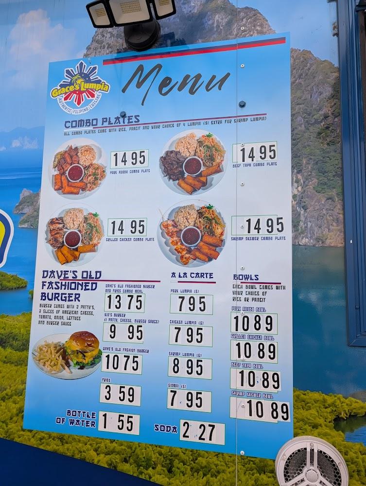 Grace's Lumpia Menu image 1