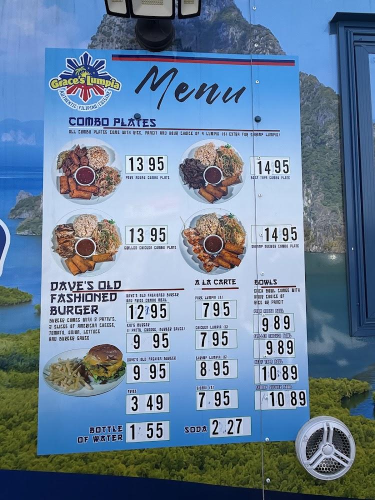 Grace's Lumpia Menu image 2